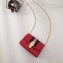 Gucci Sylvie Web Leather Mini Chain Bag 494646 Red 2018