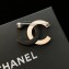 Chanel Acrylic Crystal CC Brooch Black 2018