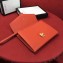 Gucci Sylvie Web Leather Small Wristlet Clutch Bag 477627 Orange 2018