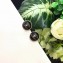 Chanel Resin CC Stud Earrings Black 2018