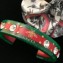 First developed by Gucci in the 1950s, the Web continues to pay homage to the House's roots. The stripe motif is revitalized with a modern-day interpretation, presented on cuff bracelet enriched with studs and white crystals. The bee-a new code of the Hou
