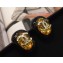 Chanel Earrings A58360 Gold/Black/Yellow 2018