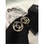 Chanel CC Logo Stud Earrings Gold 2018
