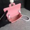 Chanel Classic Flap Mini Bag A1115 in Caviar Leather Pink with Silver Hardware