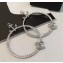 Chanel Earrings A58439 Silver/Pearly White 2018