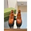 Gucci ankle boot with Horsebit 764204 Leather Brown 2023