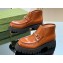 Gucci ankle boot with Horsebit 764204 Leather Brown 2023