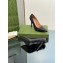 Gucci Heel 10.5cm Leather Pointy Toe Pumps Black 2023