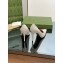 Gucci Heel 10.5cm Leather Pointy Toe Pumps Creamy 2023