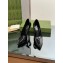 Gucci Heel 10.5cm Leather Pointy Toe Pumps Patent Black 2023
