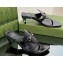 Gucci Heel 5.5cm thong sandals with Horsebit ‎764197 Black 2023