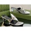 Gucci Heel 5.5cm thong sandals with Horsebit ‎764197 Silver 2023
