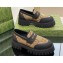 Gucci lug maxi GG loafer GG canvas Camel 2023