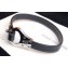 Louis Vuitton Archive Leather Bracelet Black