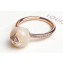 Louis Vuitton B Blossom Ring White/Pink Gold