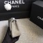 Chanel Classic Flap Mini Bag A1115 in Caviar Leather Grey with Silver Hardware