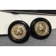 Chanel ResinEarrings A58745 Gold & Black 2018