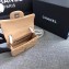 Chanel Classic Flap Mini Bag A1115 in Caviar Leather Apricot with Silver Hardware