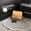Chanel Classic Flap Mini Bag A1115 in Caviar Leather Apricot with Silver Hardware