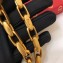 Dior "Lucky Locket" Necklace with with Heart Padlock Aged Gold 2018