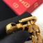 Dior "Lucky Locket" Necklace with with Heart Padlock Aged Gold 2018