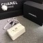 Chanel Classic Flap Mini Bag A1115 in Caviar Leather White with Golden Hardware
