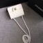 Chanel Classic Flap Mini Bag A1115 in Caviar Leather White with Golden Hardware