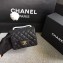 Chanel Classic Flap Mini Bag A1115 in Caviar Leather Black with Golden Hardware