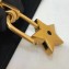 Dior "Lucky Locket" Necklace with Star Padlock Aged Gold 2018