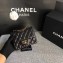 Chanel Classic Flap Mini Bag A1115 in Lambskin Leather Black with Vintage Golden Hardware