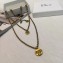 Dior "Amulettes d'Amour" Necklace Aged Gold 2018