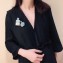 Chanel Perfume Bottle Brooch Black/White/Green 2018