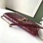 Givenchy Quilted Logo Chain Clutch Bag Burgundy 2019