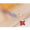 Louis Vuitton Color Blossom BB Star Pendant Necklace Red/Gold