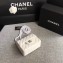 Chanel Classic Flap Mini Bag A1115 in Lambskin Leather White with Silver Hardware