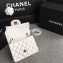 Chanel Classic Flap Mini Bag A1115 in Lambskin Leather Apricot with Golden Hardware