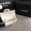 Chanel Classic Flap Mini Bag A1115 in Lambskin Leather Apricot with Golden Hardware