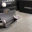 Chanel Classic Flap Mini Bag A1115 in Lambskin Leather Grey with Golden Hardware
