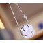 Louis Vuitton Color Blossom BB Sun Pendant Necklace Pink/Silver