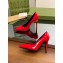 Gucci Heel 10.5cm Leather Pointy Toe Pumps Patent Red 2023