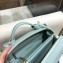 Chanel CC Filigree Grained Vanity Case Medium Bag A93343 Pale Green