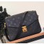 Louis Vuitton Pochette Metis Monogram Empreinte Leather Bag M41487 Noir