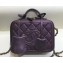 Chanel CC Filigree Grained Vanity Case Mini Bag A93342 Metallic Purple