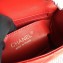 Chanel Classic Flap Mini Bag A1115 in Lambskin Leather Red with Silver Hardware