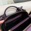 Chanel CC Filigree Grained Vanity Case Medium Bag A93343 Metallic Purple