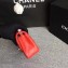 Chanel Classic Flap Mini Bag A1115 in Lambskin Leather Red with Golden Hardware