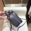 Chanel CC Filigree Grained Vanity Case Medium Bag A93343 Metallic Gray