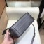Chanel CC Filigree Grained Vanity Case Medium Bag A93343 Metallic Gray