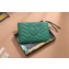 Gucci GG Marmont Leather Pouch Clutch Bag 476440 Green