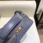 Chanel CC Filigree Grained Vanity Case Medium Bag A93343 Gray
